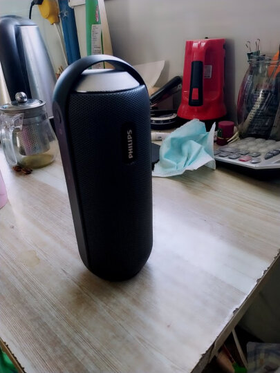 飞利浦(PHILIPS)BT6000 便携式无线蓝牙音箱 运动户外防水音响 免提通话/NFC功能 黑色 晒单图