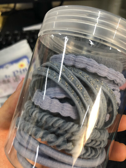 优家(UPLUS)小清新简约个性头绳马尾皮筋20根(发带 发圈 头饰 扎头发 橡皮筋 弹力绳) 晒单图