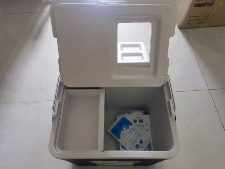 ESKY 保温箱商用家用车用车载冷藏冰块保存箱户外冰桶生鲜保鲜外卖箱  38L（PU材质）送：2冰板+6冰袋 晒单图