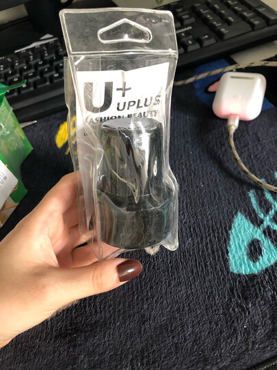 优家(UPLUS)美妆蛋 遇水变大葫芦形水滴形化妆粉扑2个装(彩妆蛋 化妆海绵粉扑定妆 颜色随机) 晒单图