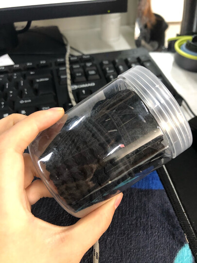优家(UPLUS)糖果色尼龙发圈发绳头绳30个(赠同款6个 无接缝高弹力橡皮筋扎头发发绳 皮筋发带头饰) 晒单图
