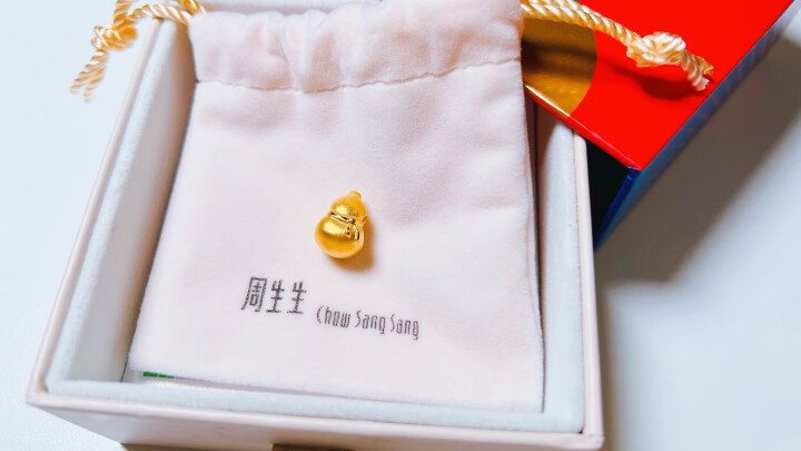 周生生 葫芦黄金转运珠 足金Charme文化祝福串珠  86335C定价 晒单图