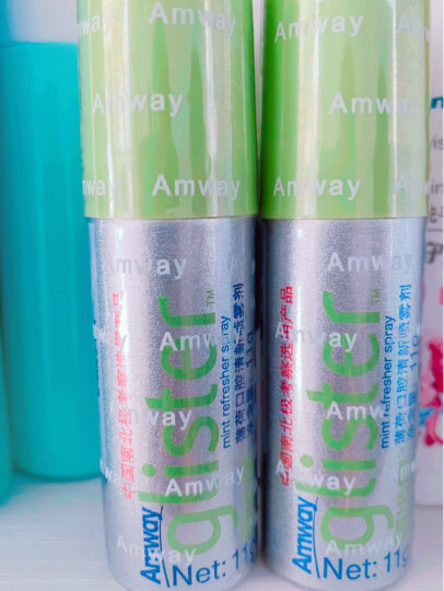 安利（Amway） 丽齿健薄荷口腔清新喷雾剂11g *2支装（口喷 清新口气） 口喷2支装 晒单图