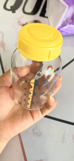 美德乐Medela奶瓶储奶瓶存奶瓶喂奶食物保鲜婴儿宝宝标准口径PP材质250ml（3个装） 晒单图