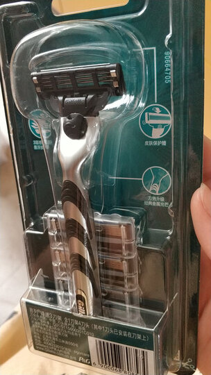 吉列(Gillette) 剃须刀刮胡刀手动 吉利 优惠装 锋速3经典(1刀架1刀头+3刀头) 晒单图