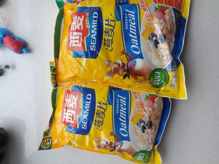 西麦 燕麦片 无添加蔗糖 营养早餐食品 牛奶好搭档 即食 谷物代餐麦片618g 晒单图