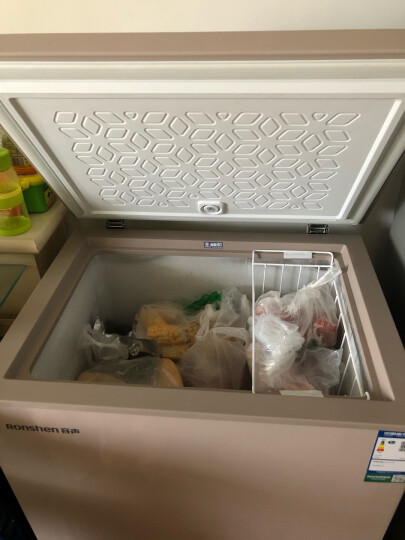 容声（Ronshen） 100升低霜家用冰柜冷藏冷冻转换单温冷柜 一级能效 顶开门小冰柜母婴母乳小冰箱BD/BC-100MB 晒单图