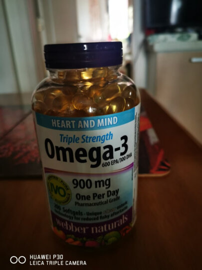 加拿大伟博（Webber Naturals） omega-3深海浓缩天然鱼油软软化胶囊200粒 晒单图