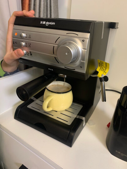东菱（Donlim）  咖啡机家用 意式半自动 20bar意式浓缩 蒸汽打奶泡 咖啡机DL-KF6001 晒单图