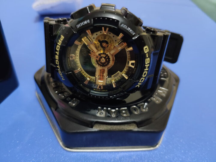 卡西欧（CASIO）手表男士G-SHOCK经典黑金系列防震运动电子表礼物GA-110GB-1A 晒单图