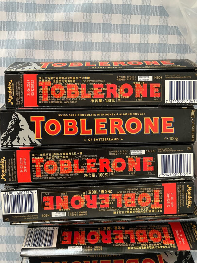 三角（Toblerone）瑞士牛奶巧克力含蜂蜜及巴旦木糖100g零食喜糖生日礼物中秋节礼物 晒单图