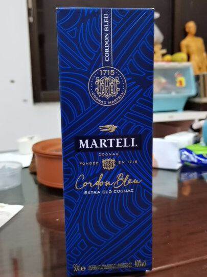马爹利（Martell） 蓝带XO级 干邑白兰地 洋酒  700ml 中秋送礼 晒单图