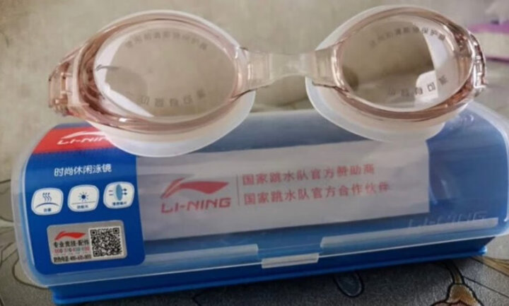 李宁 LI-NING长发硅胶防水游泳帽 男女士泳帽LSJK808白色 晒单图