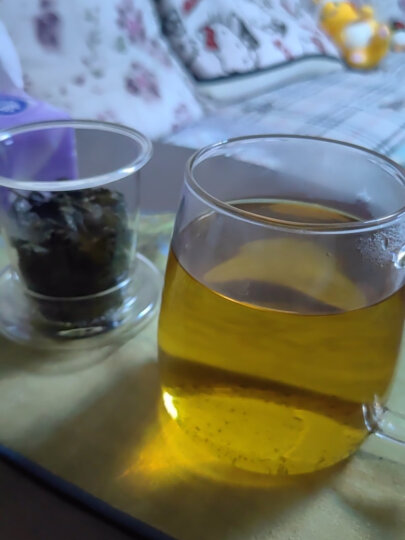 物生物（RELEA）茶杯男女士茶水分离杯玻璃杯带过滤水杯办公泡茶杯子耐高温花茶杯 晒单图
