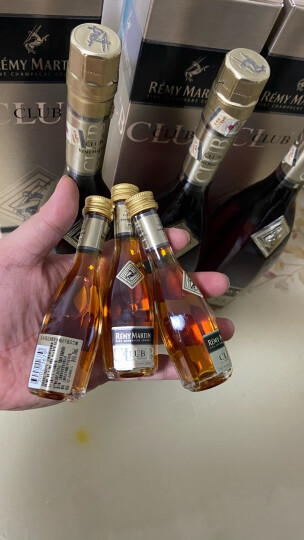 人头马（Remy Martin）人头马CLUB700ml 优质香槟区干邑白兰地 法国原装进口洋酒 700mL 1瓶 晒单图