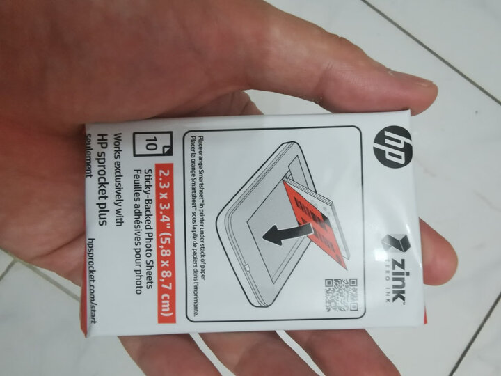 惠普(HP)小印Sprocket 100(白) 手机口袋照片打印机 年会礼品 圣诞节日礼物 蓝牙连接 手账 晒单图