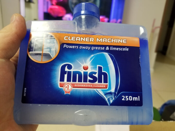 finish亮碟小方瓶洗碗机用机体清洁剂去油污除水垢深层清洁养护250ml 晒单图