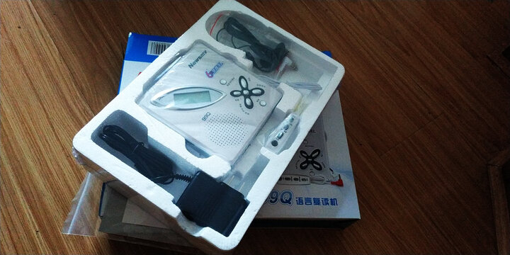 纽曼CD学习机L100锂电版蓝色 CD复读机随身听TF插卡MP3播放机英语音转录录音机可充电 中小学生英语教学用 晒单图