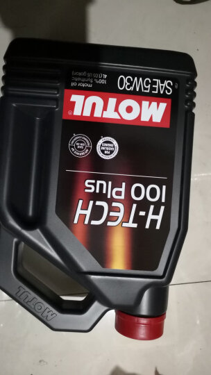 摩特（MOTUL）H-TECH 100 PLUS 全合成机油汽车润滑油 0W-40 SN级 4L 养车保养 晒单图