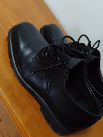 巡洋舰3513皮鞋男工装皮鞋商务正装鞋耐磨大头皮鞋系带 黑色 43 晒单图