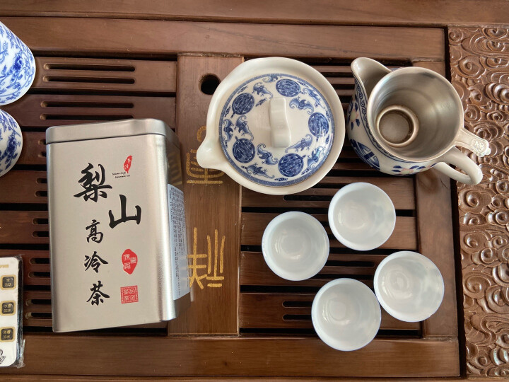 喜味香台湾高山茶梨山高冷茶冻顶乌龙茶清香花香回甘可冷泡阿里山杉林溪 梨山高山茶 150g * 1罐 晒单图