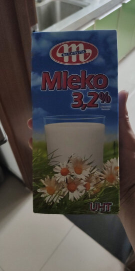 波兰进口 妙可Mlekovita 全脂牛奶纯牛奶 1L*12盒 整箱装 优质蛋白 晒单图