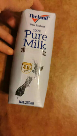 新西兰进口牛奶 纽仕兰 3.5g蛋白质全脂纯牛奶 250ml*24盒整箱家庭装 晒单图