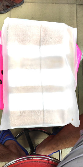 佳佰 纯棉毛巾柔软吸水罗马假日面巾2条装 灰/棕 32*72cm 90g/条 晒单图