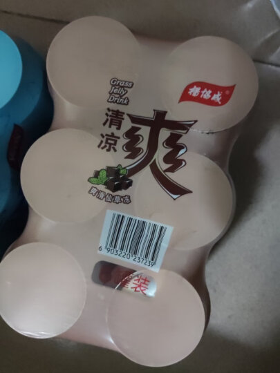 杨协成 清凉爽 清凉茶含仙草冻果肉果粒植物饮料300ml*6罐 晒单图