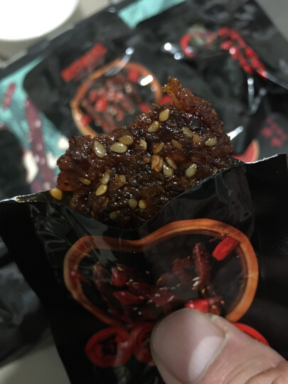 三只松鼠牛板筋120g 烧烤味牛肉干肉脯休闲零食小吃牛筋牛肉粒 晒单图