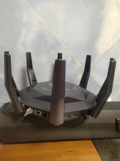 华硕(ASUS)RT-AC1900P无线路由器双频全千兆低辐射/游戏路由/RT-AC68U升级版/90天三端游戏加速 晒单图