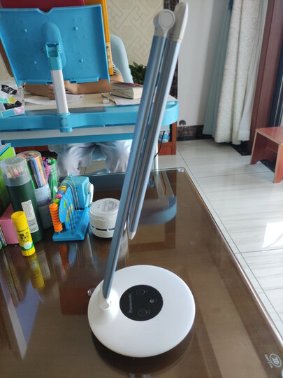 松下(Panasonic)国A级减蓝光护眼台灯六段/连续调光工作阅读儿童学生学习台灯 HHLT0610蓝色 晒单图