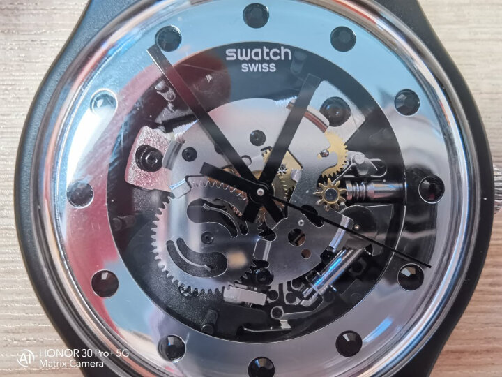 斯沃琪（Swatch）瑞士手表 原创系列 圣诞银魅 简约石英表SUOZ147 晒单图