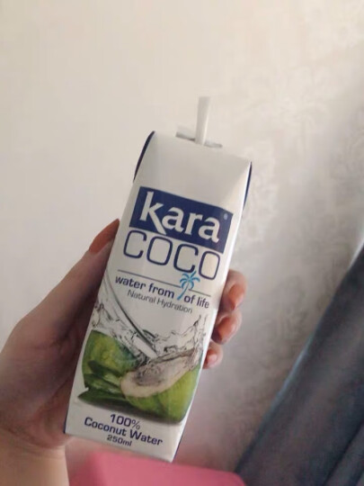 KARA100%椰子水1L*12瓶 富含电解质 快速补水进口果汁饮料0脂低卡 晒单图