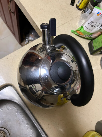 美厨（maxcook）烧水壶304不锈钢水壶 5L加厚鸣音 煤气电磁炉通用 MC005YJ 晒单图