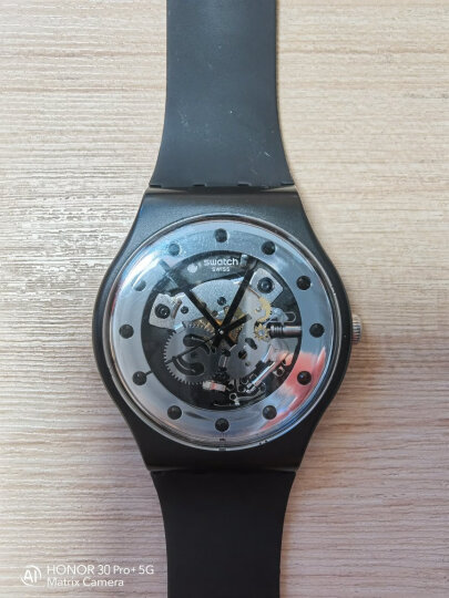 斯沃琪（Swatch）瑞士手表 原创系列 圣诞银魅 简约石英表SUOZ147 晒单图