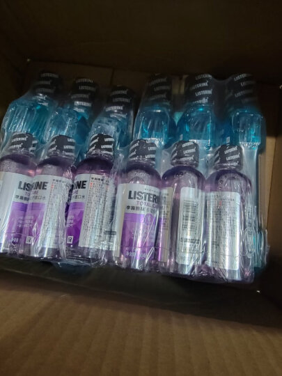 李施德林(Listerine)含盐漱口水柠檬清新口气深层清洁减少细菌500mL*3瓶装 晒单图