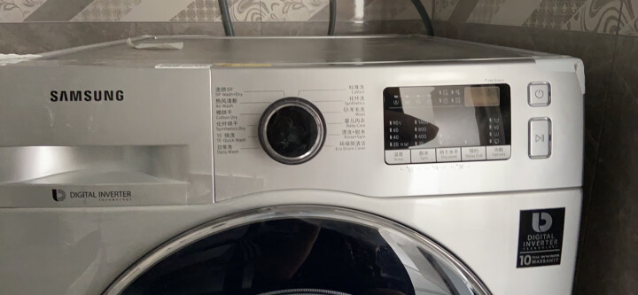 三星（SAMSUNG）8公斤滚筒洗衣机全自动洗烘一体机 除味除菌WD80M4473JS/SC(XQG80-80M4473JS)(银) 晒单图