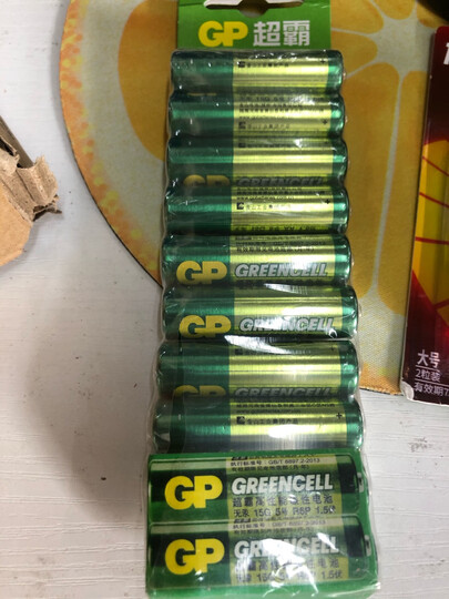 超霸(GP)1号大号碳性电池干电池20粒装 适用于燃气灶/燃气热水器/手电筒等 R20P 晒单图