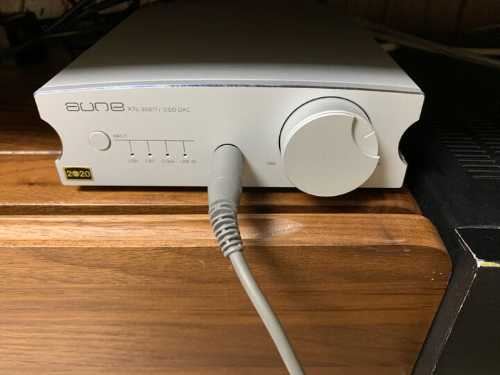 aune X1S 2020款耳机放大器USB声卡 9038DAC解码DSD硬解HiFi台式耳放 X1S 黑色 Black 10周年版 晒单图