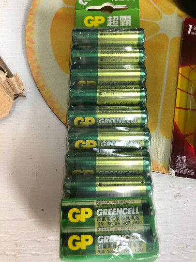 超霸(GP)1号大号碳性电池干电池20粒装 适用于燃气灶/燃气热水器/手电筒等 R20P 晒单图