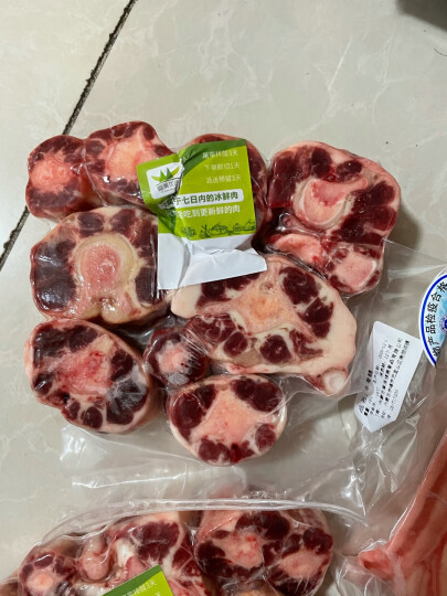 福美优选 内蒙古牛尾骨 500g 草饲牛肉 火锅烧烤食材 晒单图