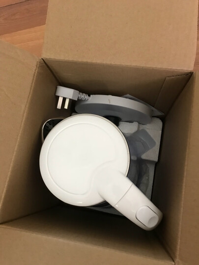 美的（Midea）电水壶热水壶电热水壶304不锈钢1.7L大容量净甜暖水壶烧水壶开水壶智能断电1705C 晒单图