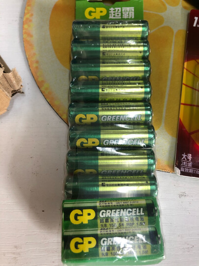 超霸(GP)1号大号碳性电池干电池20粒装 适用于燃气灶/燃气热水器/手电筒等 R20P 晒单图