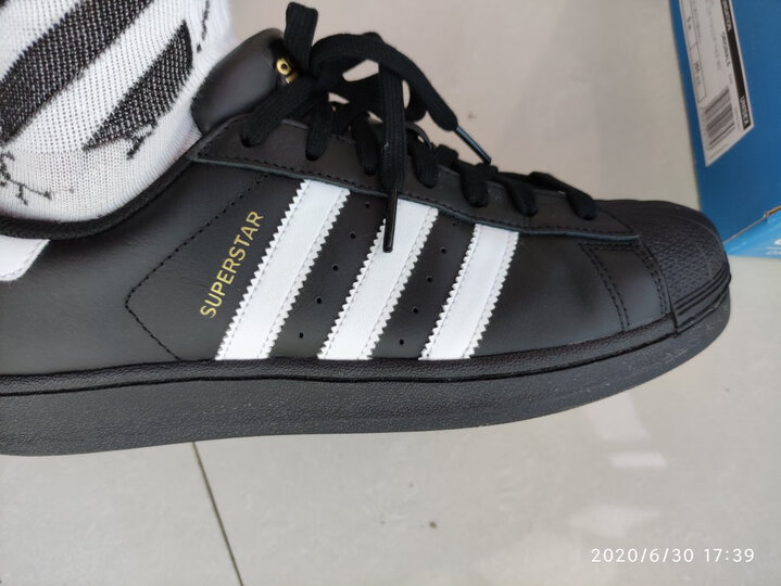 阿迪达斯官网adidas 三叶草SUPERSTAR FOUNDATION男女鞋经典运动鞋B27140 如图 41 晒单图