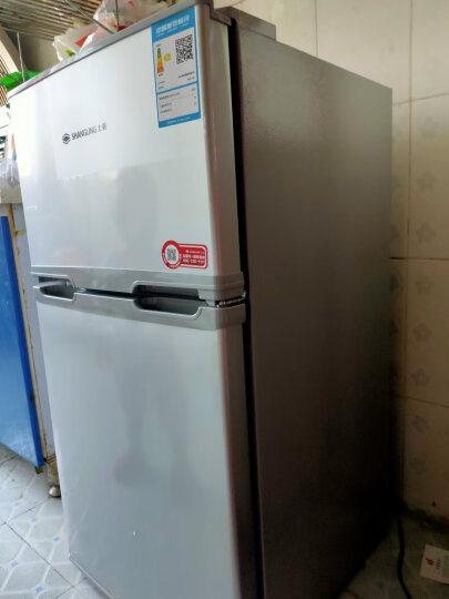上菱 （SHANGLING）103升双门 迷你 小冰箱 家用小型电冰箱BCD-103C 闪白银 晒单图