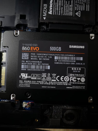三星(SAMSUNG)250GB SSD固态硬盘 SATA3.0接口 860 EVO(MZ-76E250B) 晒单图