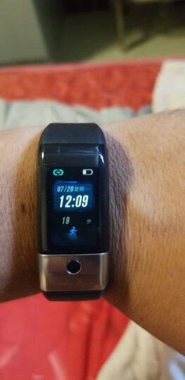 即诺 X1智能手环彩屏心率血压男女计步器穿戴运动腕表苹果魅族小米华为三星手机通用 金色(曲面屏+心率血压+提醒) 晒单图
