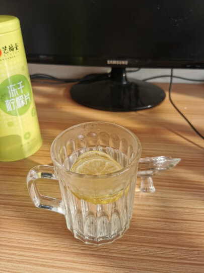 艺福堂 茶叶 冻干柠檬片 柠檬干花茶 VC蜂蜜柠檬茶泡水喝的凉茶80g 晒单图
