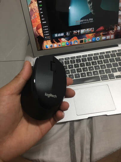 罗技(Logitech)M275(M280) 鼠标 无线鼠标 办公鼠标 右手鼠标 黑色 带无线2.4G接收器 晒单图